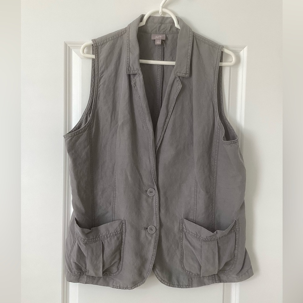 J. Jill Charcoal vest